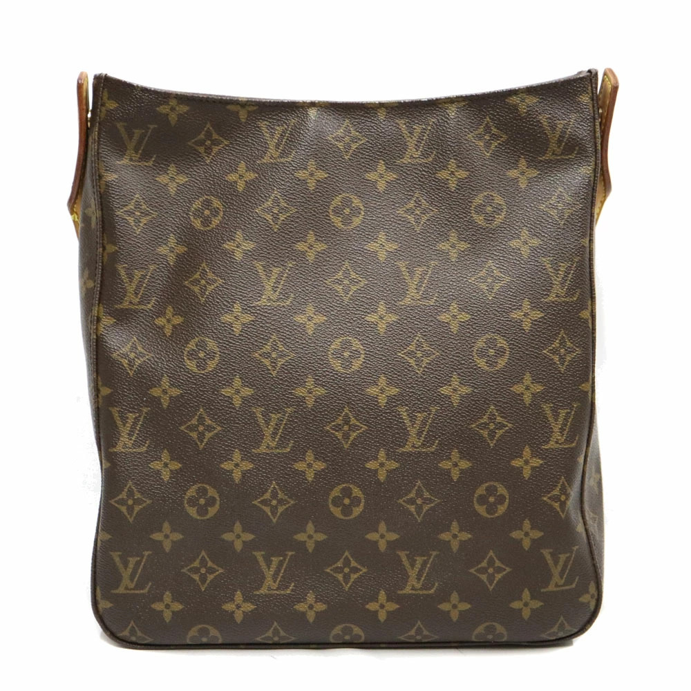 Louis Vuitton Looping Monogram Shoulder Bag Brown